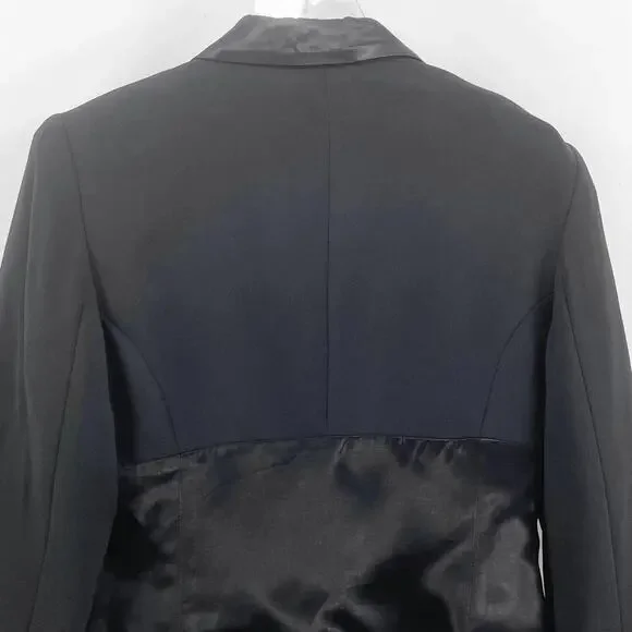 Vintage 1990s Black Blazer Suit Jacket - Picture 6 of 8